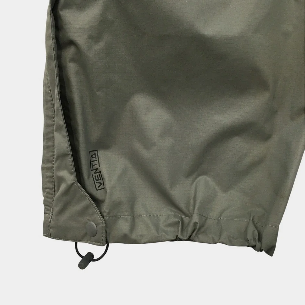 Outdoor Research Apollo Rain Pants Gray Green Ventia Waterproof Shell Mens XL
